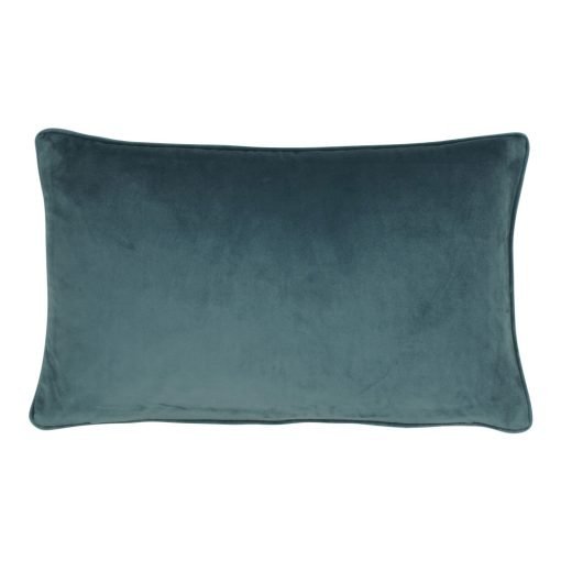 Photo of rectangular blue-grey cushion cover