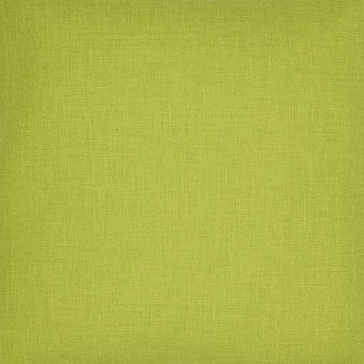Close-up photo of lime cushion cover made of polyester fabric