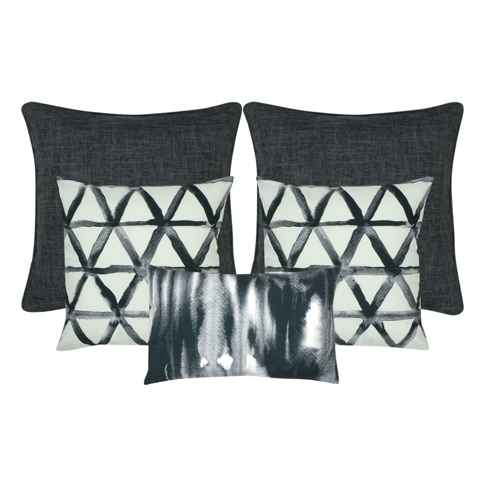 black and white cushion covers