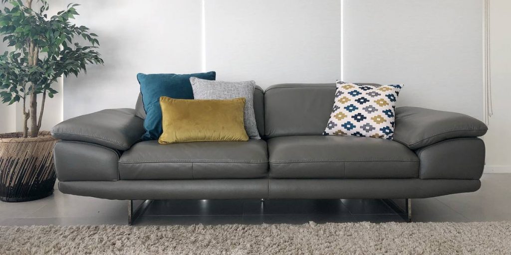 grey cushions for sofa