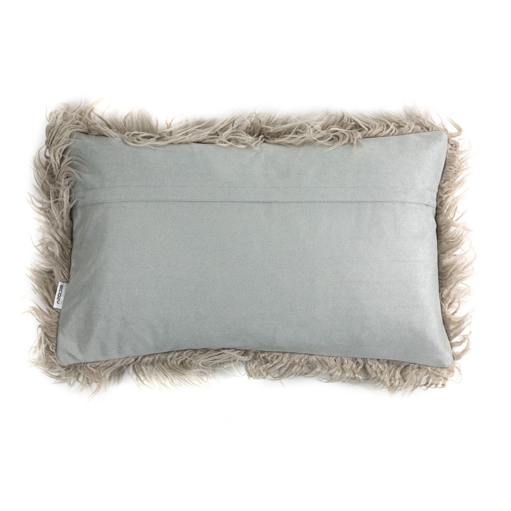 Faux fur rectangle sales cushion