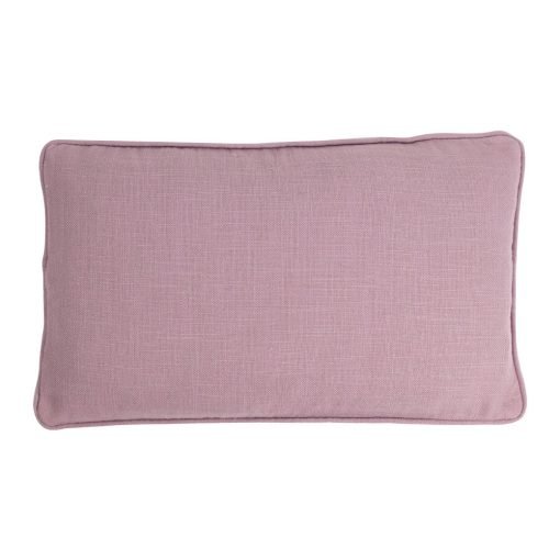 Photo of rectangular polyester cushion cover in lavender colour
