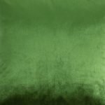 Close up image of forest green velvet linen cushion cover