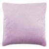 45x45 velvet cushion cover in lavender colour