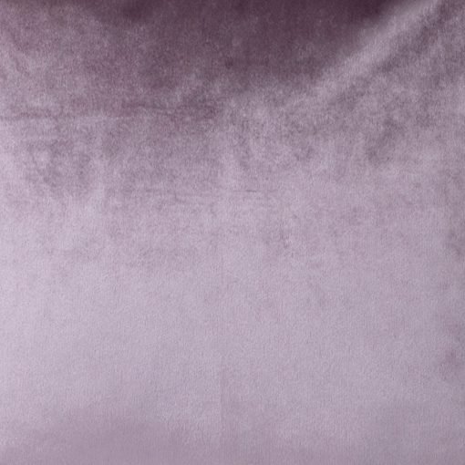 Close up image of velvet linen cushion cover in lavender colour