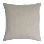 Image of cream coloured cushion cover made of cotton linen blend