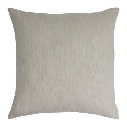 Image of cream coloured cushion cover made of cotton linen blend