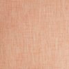 Close up image of orange sherbet linen cushion made of polyester fabric