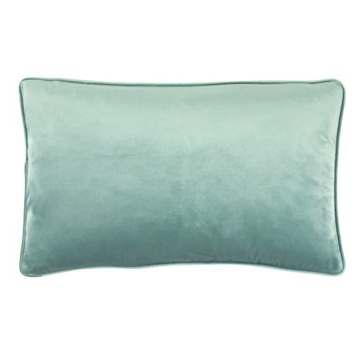 30x50 velvet cushion in mint colour