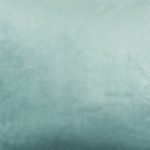 A close up of the mint coloured velvet cushion in size 45x45