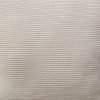 Close up photo of alabaster white knit cushion cover with tassels