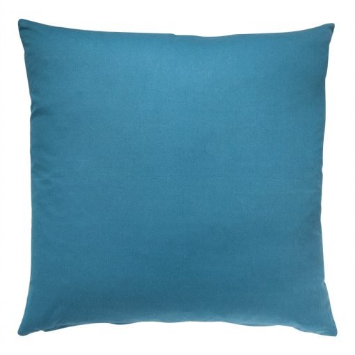 Photo of square blue green outdoor cotton cushion