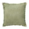 Photo of green cushion made of cotton material
