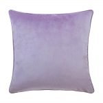 Image of 55cm lavender velvet cushion