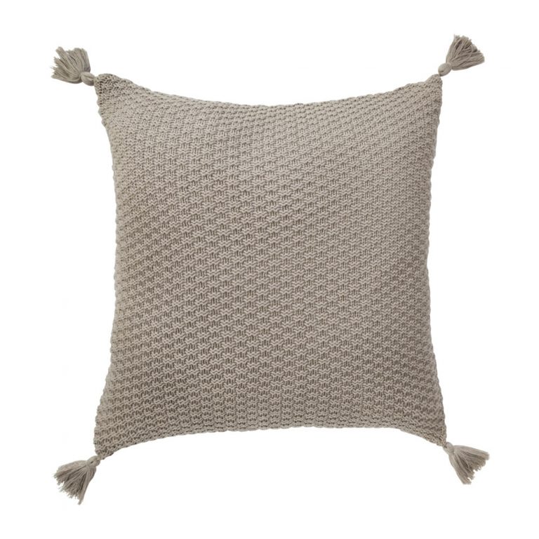 Beige Chunky Knit Cushion Cover 50cm X 50cm