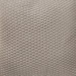 Close up photo of light brown knit cushion cover