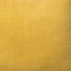 Close up photo of indoor cotton cushion of mustard yellow colour