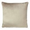 Photo of 55cm velvet cushion cover in oyster colour