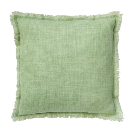 Photo of indoor cotton cushion cover of pistachio green colour