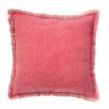 Image of red indoor cotton cushion