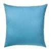 Photo of cornflower blue outdoor cushion cover made of outdoor cotton fabric