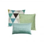 Photo of mint green 3 set cushion cover collection