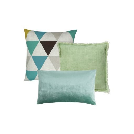 Photo of mint green 3 set cushion cover collection