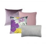 Image of 4 cushion cover collection in shades of purple