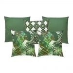 5 tropical jungle inspired outdoor cushion made of UV resistant fabric