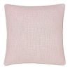 Image of baby pink cushion made of polyester fabric