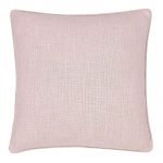 Image of baby pink cushion made of polyester fabric