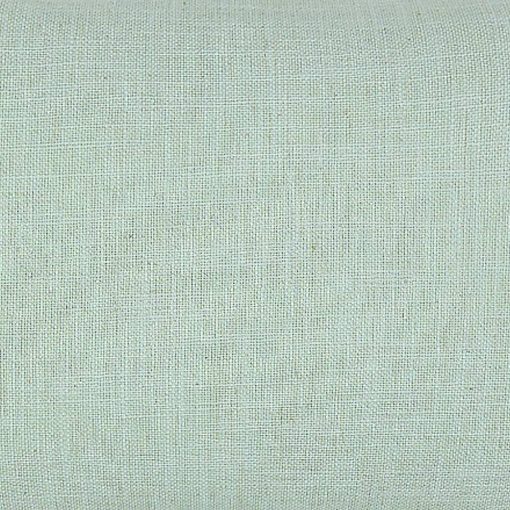 Close up fabric Image of mint green rectangular polyester cushion cover