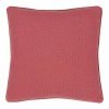 Photo of polyester cushion cover in watermelon red colour
