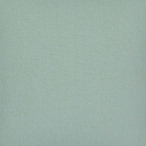 Close up of basic teal cotton linen cushion cover