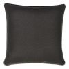 Image of polyester dark grey cushion cover