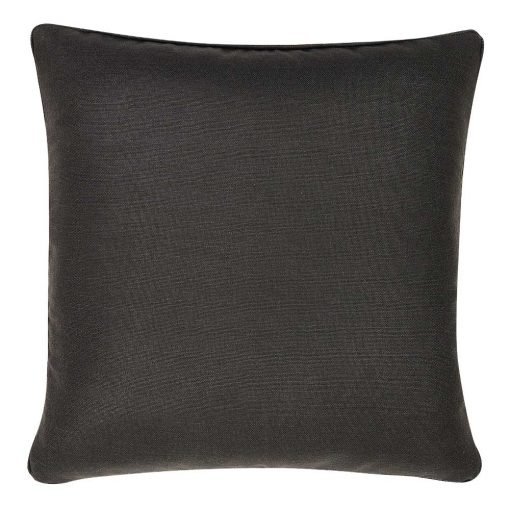 Image of polyester dark grey cushion cover