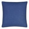 Dark blue cushion cover in plain dark blue colour