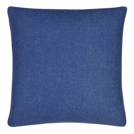 Dark blue cushion cover in plain dark blue colour