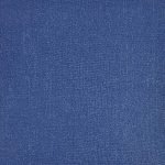 Close up of plain cotton linen cushion in midnight blue colour
