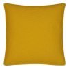 Bright mustard coloured cushion cover in 45cm x 45cm size
