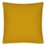 Bright mustard coloured cushion cover in 45cm x 45cm size