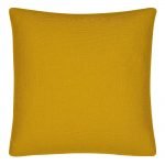 Bright mustard coloured cushion cover in 45cm x 45cm size