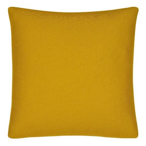 Bright mustard coloured cushion cover in 45cm x 45cm size