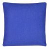 Image of blue cushion cover in 45cm x 45cm size