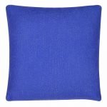 Image of blue cushion cover in 45cm x 45cm size