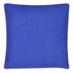 Image of blue cushion cover in 45cm x 45cm size