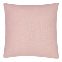 Image of blush pink cushion cover in 45cm x 45cm size