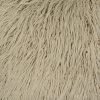 Closeup Image of 45cm x 45cm Ecru Square Fur Cushion Cover