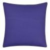 Image of plain midnight navy cushion cover in 45cm x 45cm size