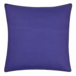 Image of plain midnight navy cushion cover in 45cm x 45cm size